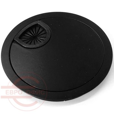 362-80 BL Заглушка кабель-канала Profoffice  (Черный)