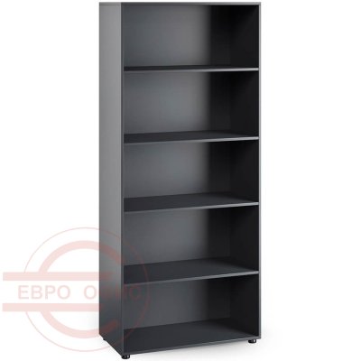 KV-46 Стеллаж высокий широкий Мебель Стиль Kvins (Антрацит) KV-46 Стеллаж высокий широкий Мебель Стиль Kvins (Антрацит)