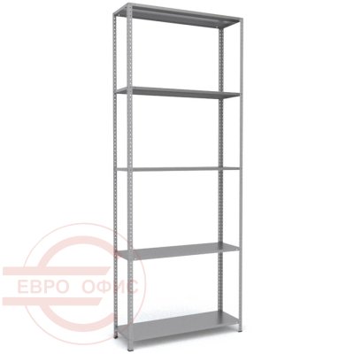 MS-310x120x40 Металлический стеллаж ПРОМЕТ, 5 (Серый полуматовый (RAL 7038))