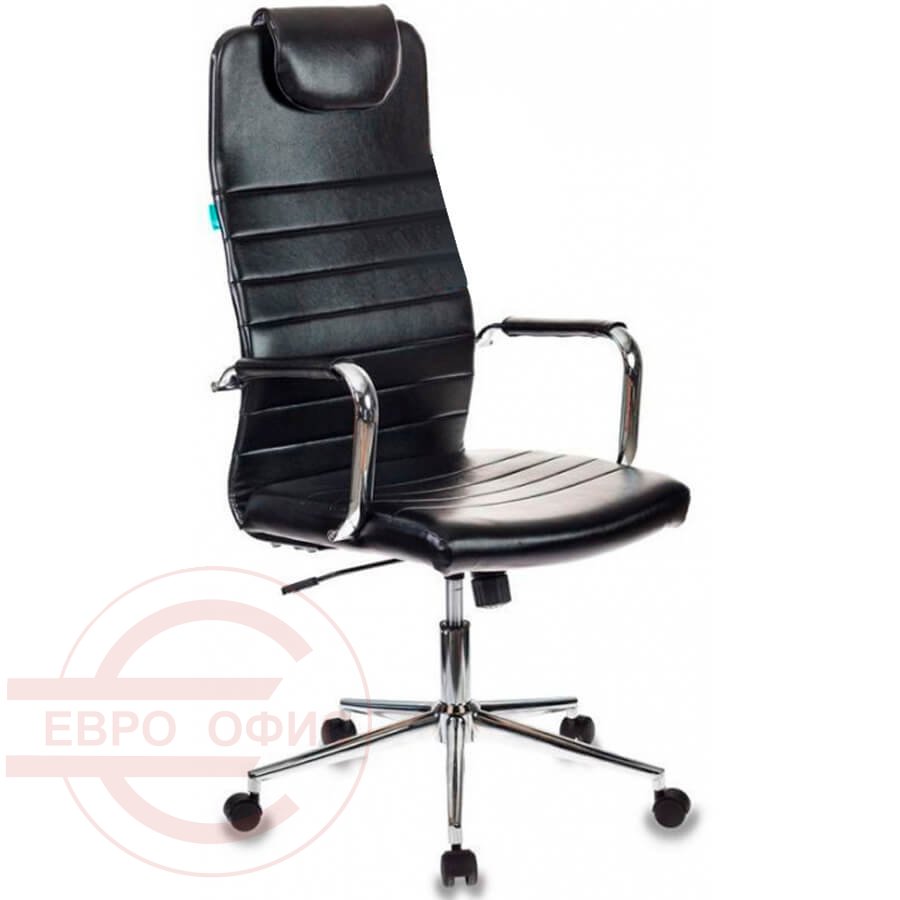 KB-9/ECO Кресло для руководителя Бюрократ, обивка иск. кожа (Чёрный)