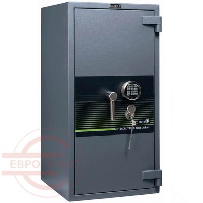 FORT-M 1368 EK Взломостойкий сейф MDTB, электронный кодовый + ключевой (Графит структурированный (RAL 7024))
