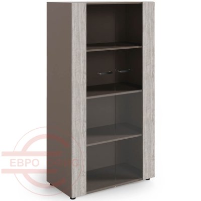 NT-43 Шкаф Мебель Стиль New.Tone (Дуб серебристый / стоун)