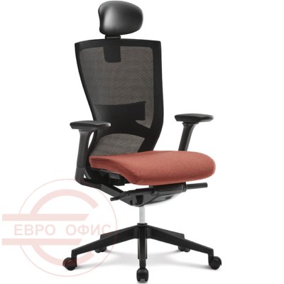 CHN4300AHZ Кресло для руководителя T50 Fursys, обивка комбинированный (Красное (553В)) CHN4300AHZ Кресло для руководителя T50 Fursys, обивка комбинированный (Красное (553В))
