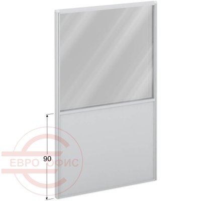 ПК-ЛГ-МДК200х120/90С/Д Модуль комбинированный ФЕЛИКС (Стекло+серый)