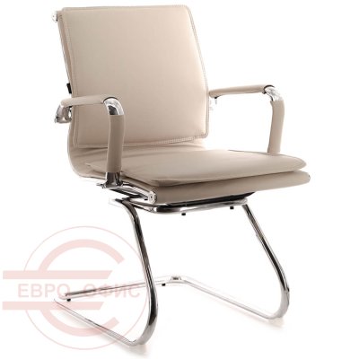NEREY CF Кресло для посетителя  EVERPROF, обивка иск. кожа (Бежевый)