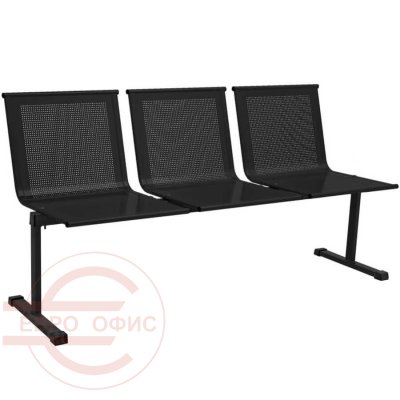 СТАЙЛ СМ 88/2-03 Многоместная секция  COMFORUM (Чёрный)