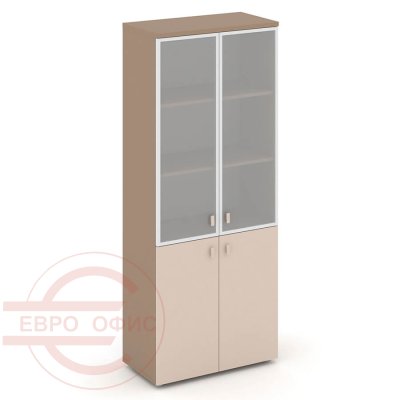 ES.ST-1.2R Шкаф высокий широкий RIVA Estetica (Латте/Капучино)