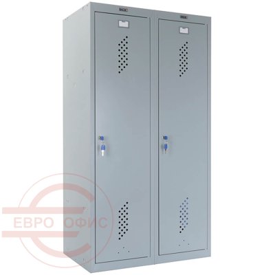 ML-21-60 (1500) Шкаф для раздевалок усиленный ПРОМЕТ, ключевой (Серый полуматовый (RAL 7038))