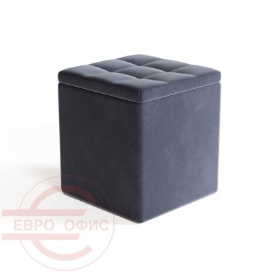 ПФ-3 Пуф с откидной крышкой  (Серый (Velutto 32))