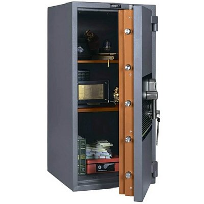 BANKER-M 1255 EK Взломостойкий сейф MDTB, электронный кодовый + ключевой (Графит (RAL 7024))
