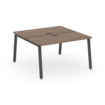 SN-6A.DRS-002 Рабочая станция двухсторонняя RIVA Стайл Проджект (Вяз Благородный/Металл Антрацит)