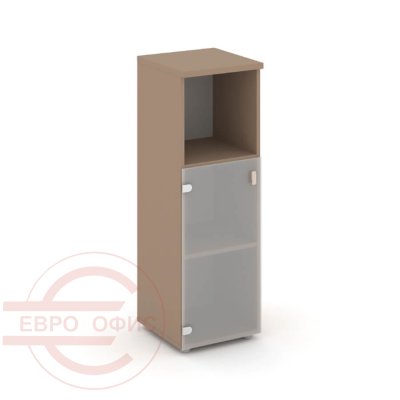 ES.SU-2.2(L) Шкаф средний узкий левый RIVA Estetica (Латте/Сатин матовый)