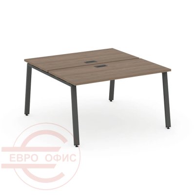 SN-6A.DRS-002 Рабочая станция двухсторонняя RIVA Стайл Проджект (Вяз Благородный/Металл Антрацит)