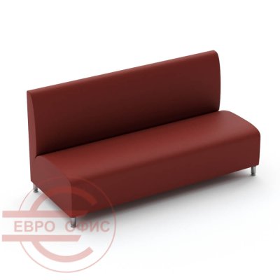 М2-3 Диван трехместный Манхеттен 2 (Бордовый (Oregon 21))