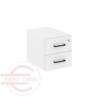 SN.TP-033 Тумба с двумя ящиком RIVA Style Project (Белый)