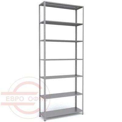 MS-310x120x40 Металлический стеллаж ПРОМЕТ, 7 (Серый полуматовый (RAL 7038))
