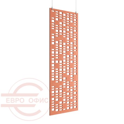 ACO-C-27 Акустическая перегородка 800х9х2400 мм.  Евро Офис (Оранжевый (AC-19))