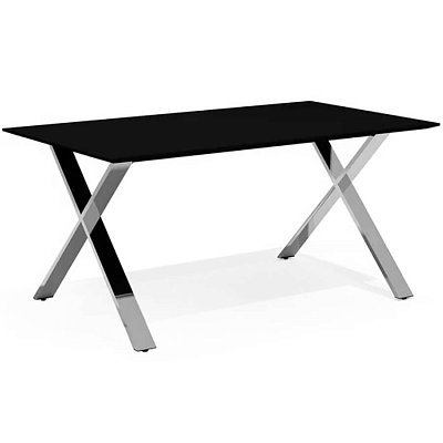 Kvs-161k Стол руководителя Мебель Стиль Kvins Slim (Черный / антрацит MS)