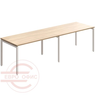 RP-3(x2)+F-33 Стол на металлокаркасе Мебель Стиль Rio Project (Швейцарский вяз MS)