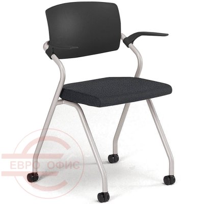 CHN0013AFMFZ Стул для посетителя P3 Fursys, обивка сетка / ткань (Серый)