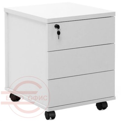 80T014 W3W3 УЦ Тумба подкатная basic 43.5*56 Profoffice Тур лайт / Tour light (Белый)
