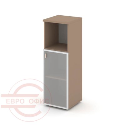 ES.SU-2.2(R) Шкаф средний узкий правый RIVA Estetica (Латте/Сатин матовый)