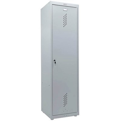 ML-11-50U (LS-11-50) Шкаф для раздевалок усиленный ПРОМЕТ, ключевой (Серый полуматовый (RAL 7038))