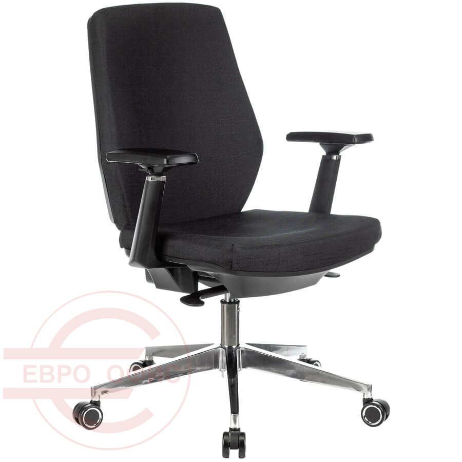 CH-545/LUX Кресло для персонала Бюрократ, обивка ткань (Черный (26-B01))